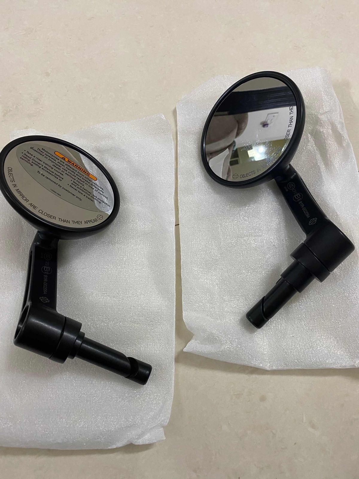 Harley Davidson Barend Side Mirrors