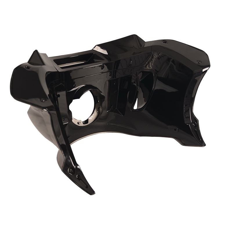 Low Rider ST Fairing FXLRS Fairing Kit Fit for 2018-2024 Harley Low Rider/S, Headlight Fairing Cowl, Windscreen (Vivid Black, ST Fairing, Installation Bracket & Support Bracket) - Image 4