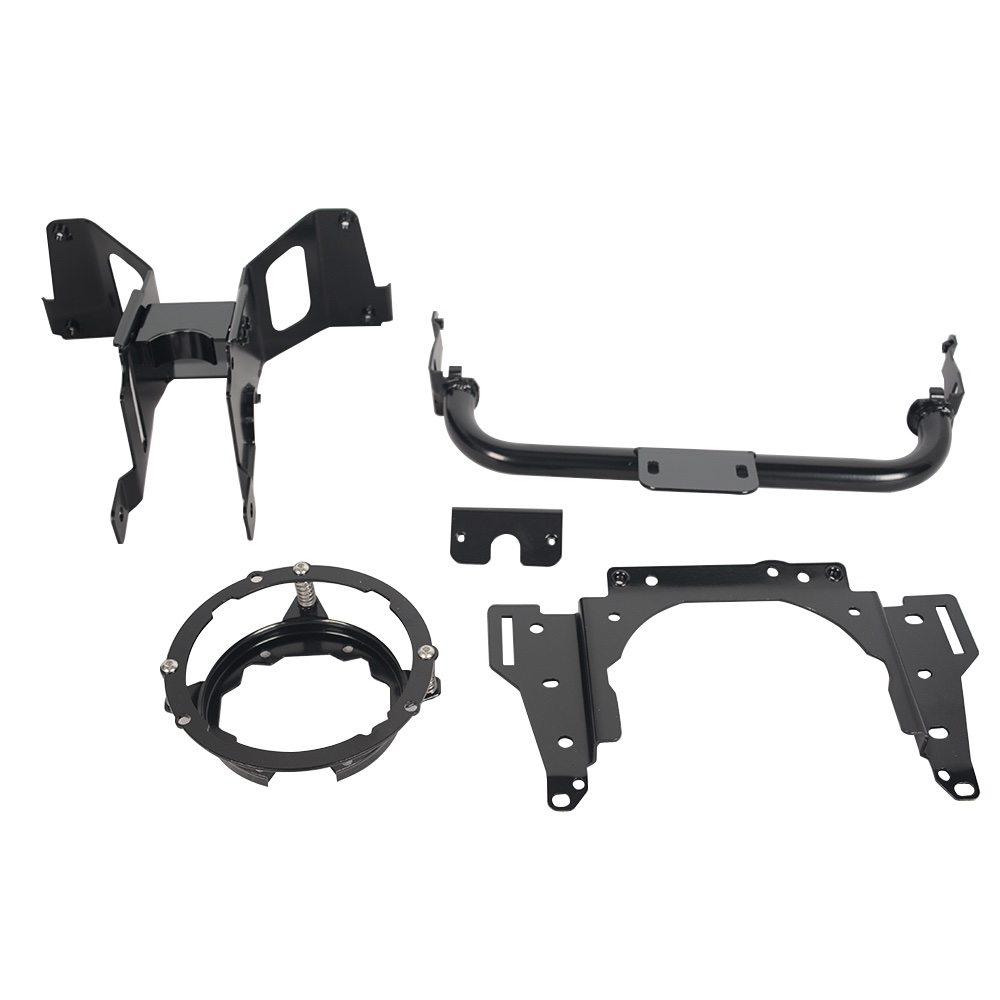 Low Rider ST Fairing FXLRS Fairing Kit Fit for 2018-2024 Harley Low Rider/S, Headlight Fairing Cowl, Windscreen (Vivid Black, ST Fairing, Installation Bracket & Support Bracket) - Image 6