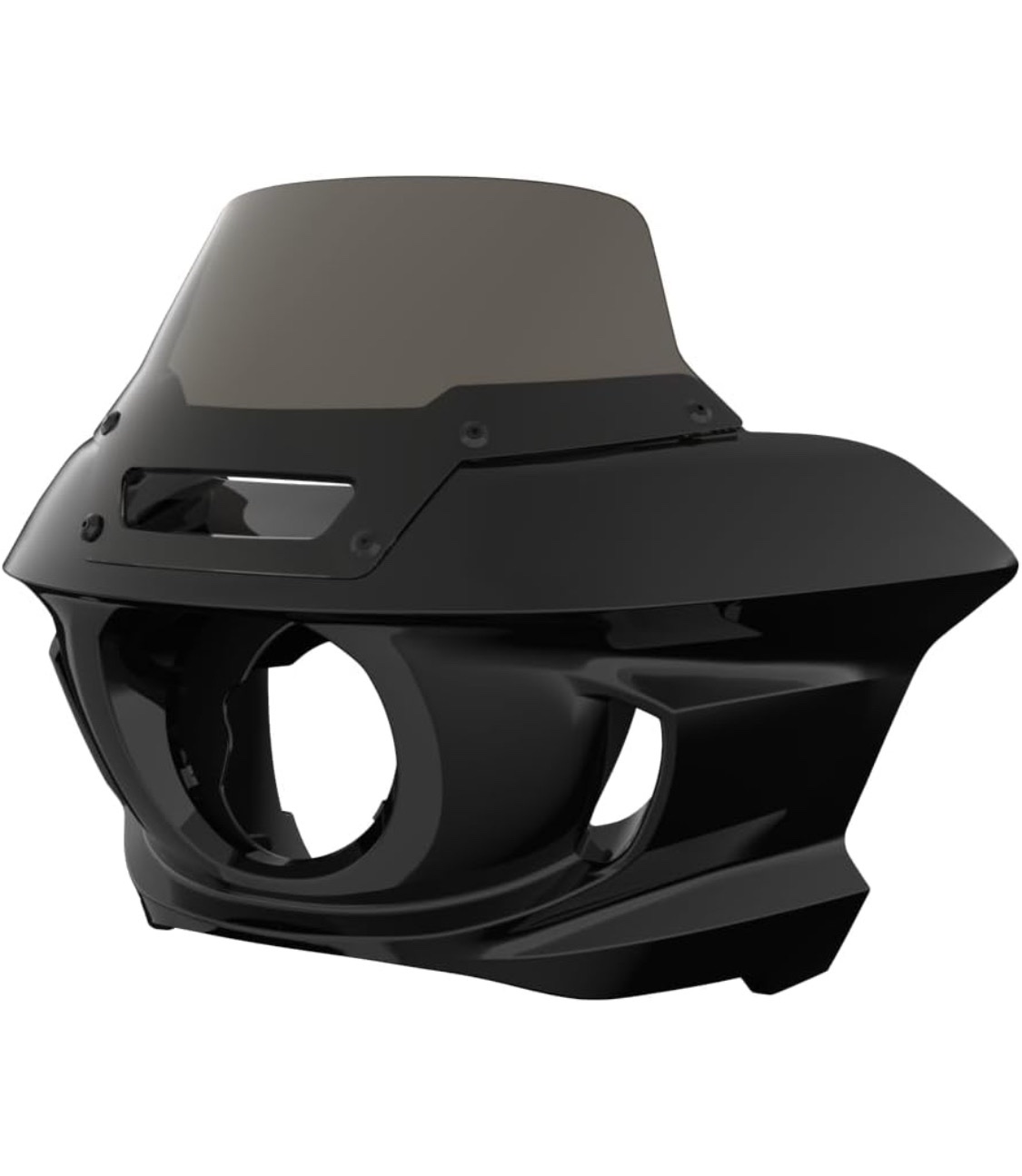 Low Rider ST Fairing FXLRS Fairing Kit Fit for 2018-2024 Harley Low Rider/S, Headlight Fairing Cowl, Windscreen (Vivid Black, ST Fairing, Installation Bracket & Support Bracket) - Image 3