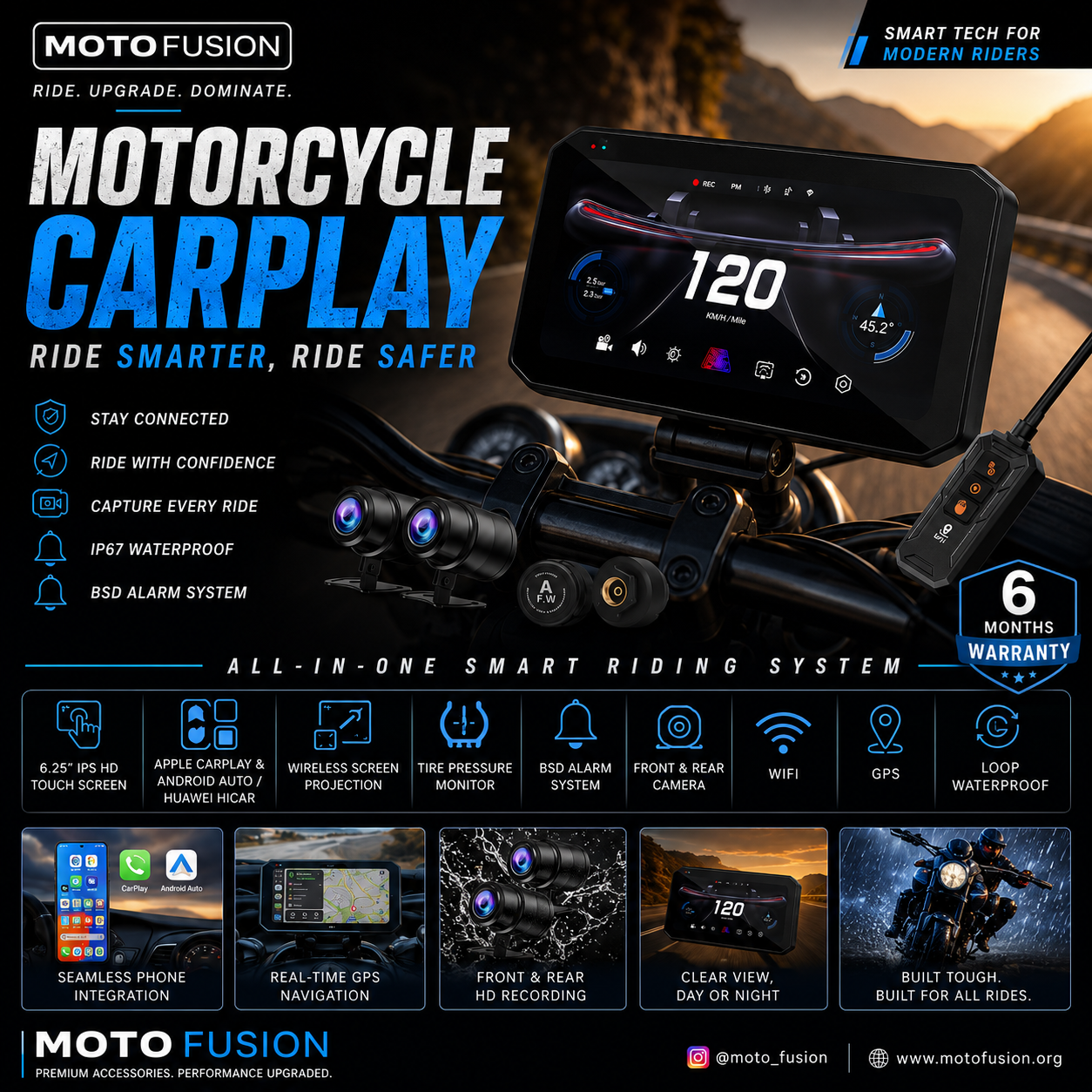 Motorcycle carplay system - Image 6