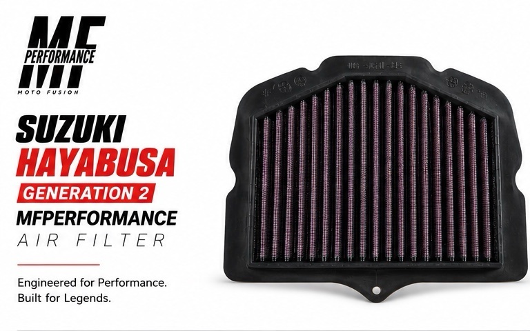 Suzuki Hayabusa Gen 2 2008 to 2020 MF performance reusable air filter